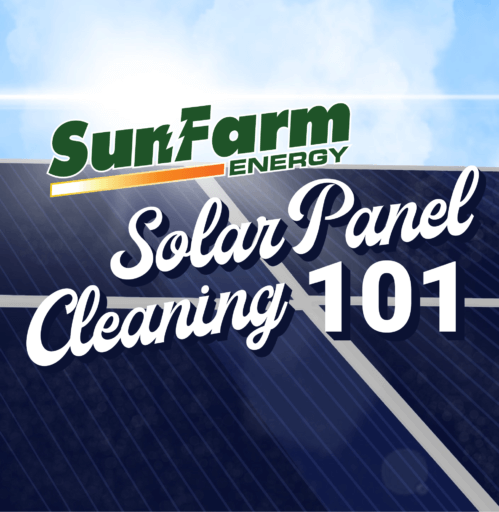 Cleaning your solar panels